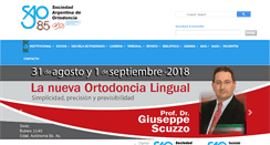 Desktop Screenshot of ortodoncia.org.ar